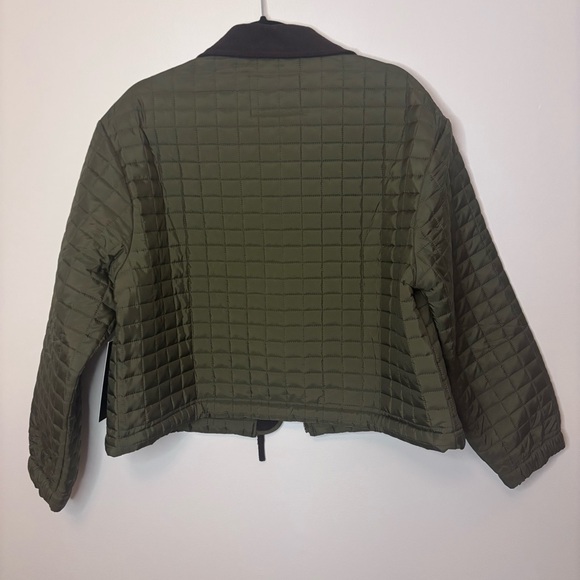 Tuckernuck NWT Olive Green Box Quilt Barn Coat Jacket Corduroy detail sz XL/XXL - Picture 3 of 8